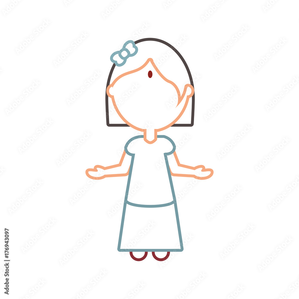 avatar girl icon over white background colorful design vector illustration avatar girl icon over white background colorful design vector illustration