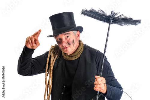 Obraz na plátně Chimney sweep