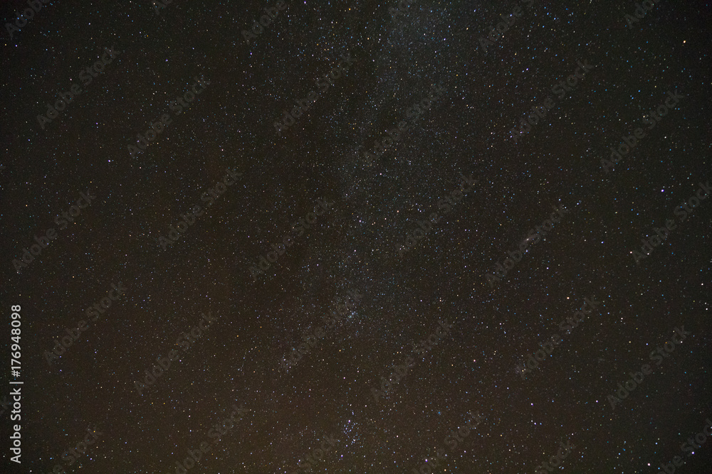 Night sky and stars with long exposure Night sky and stars with long exposure