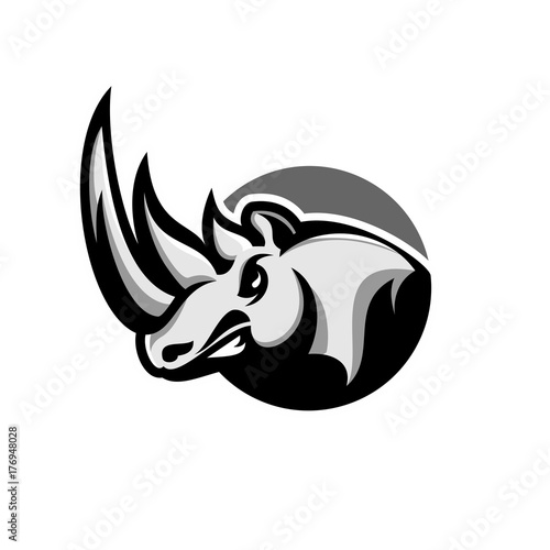 rhinos logo / icon illustration photo