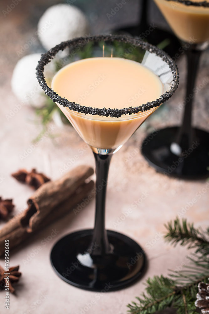 Traditional winter eggnog Traditional winter eggnog