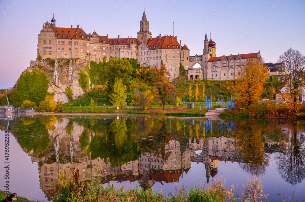 Schloss Sigmaringen im Herbst