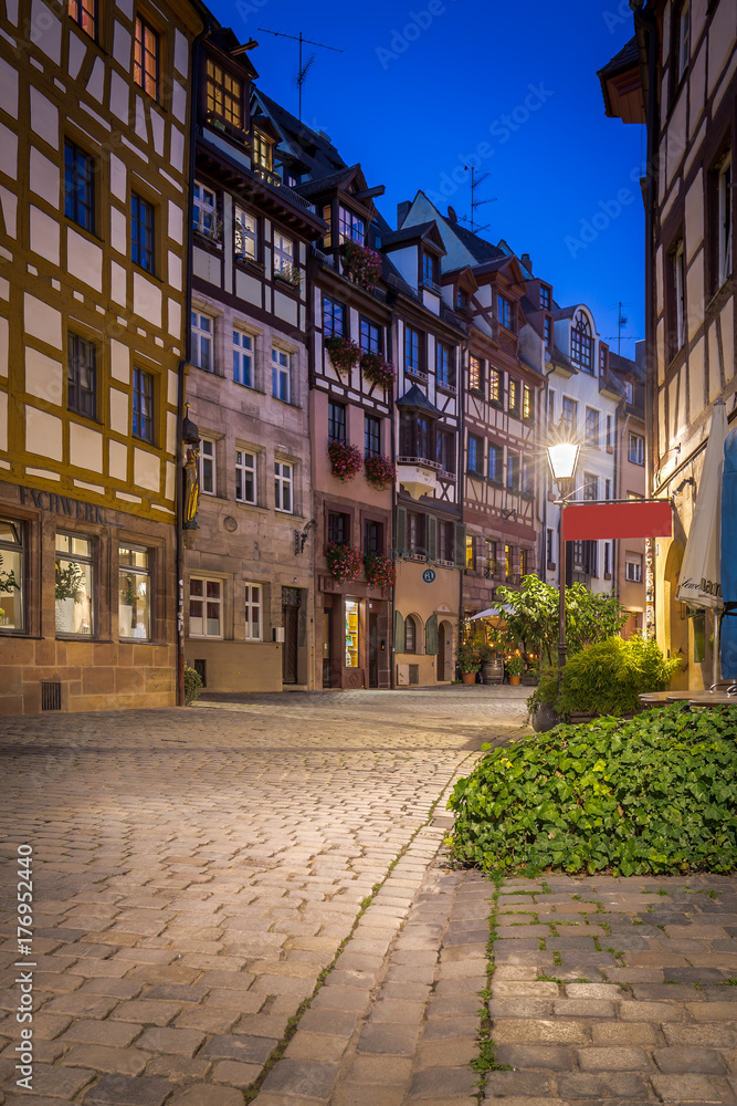 Obraz premium Weissgerbergasse Nürnberg