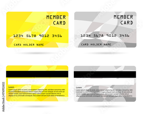 member card, business VIP card, design for privilege member,vector