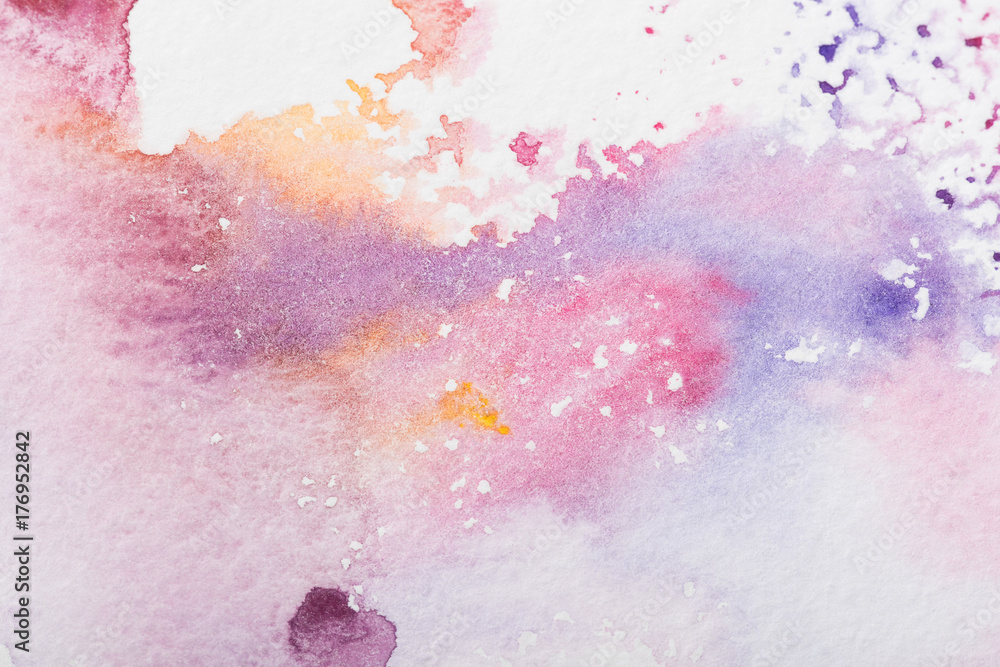 Fototapeta premium colorful watercolor stains