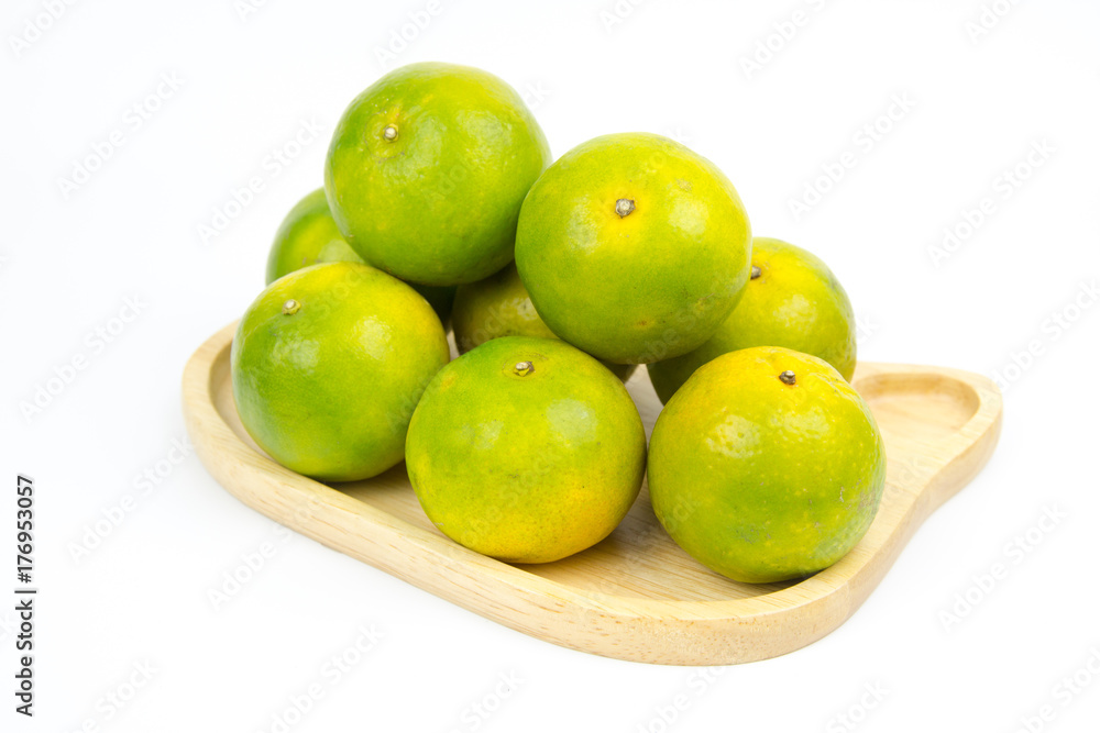 Oranges Fruit Full and Sliced on white background Oranges Fruit Full and Sliced on white background