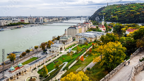 Panoramic view of Budapest. Hungary. 