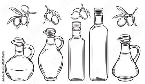 olive oil and olives