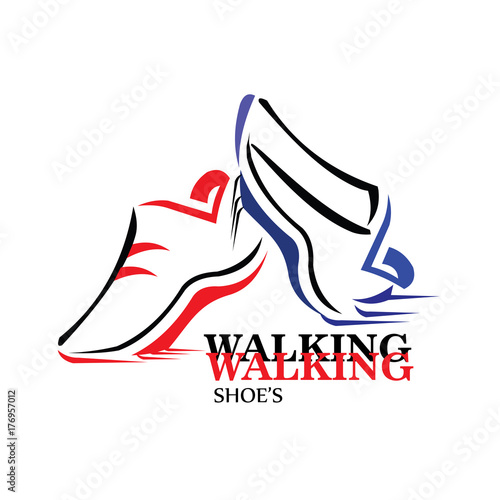 Sport shoe symbol, icon or logo