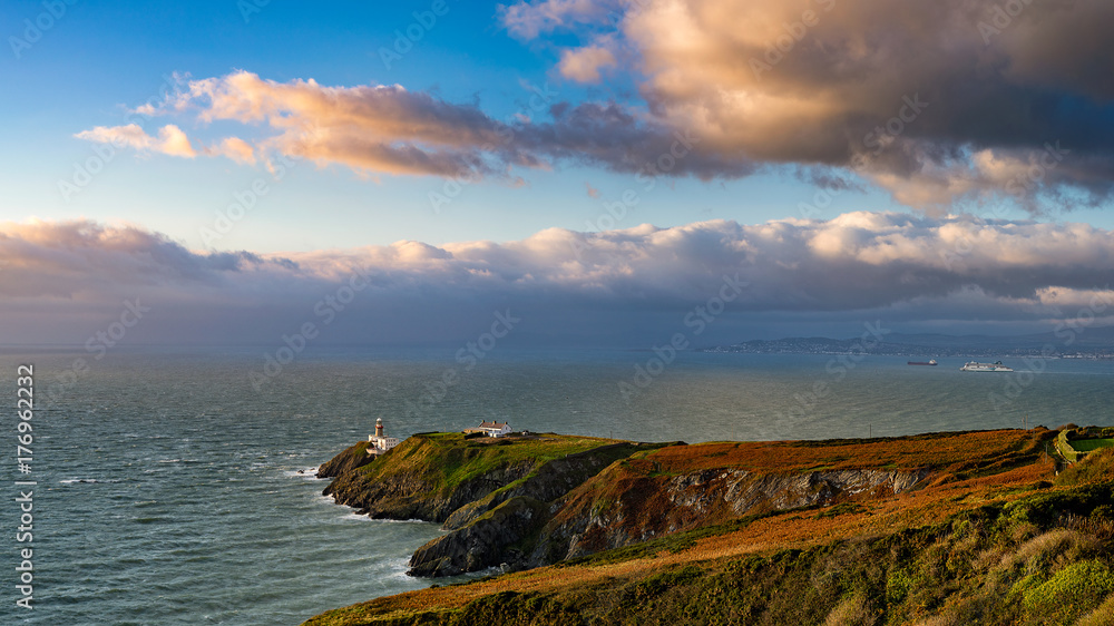 Naklejka premium Howth Head - Bailey Lighthouse