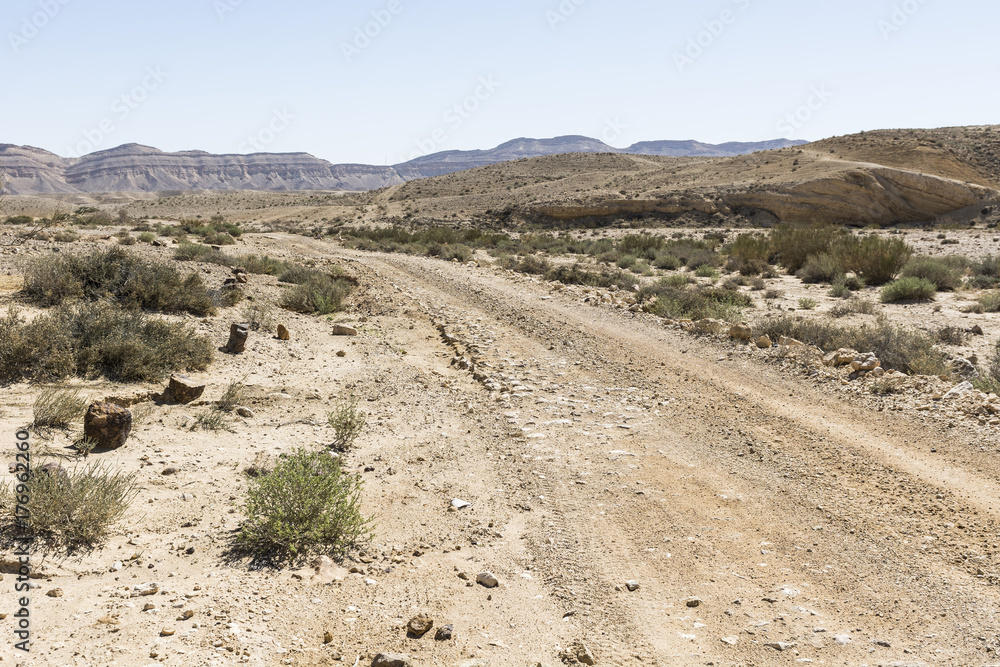 Breathtaking landscape of the desert Breathtaking landscape of the desert