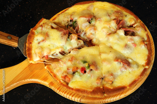 Delicious fresh pizza