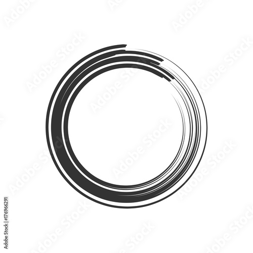 Bold Ink Brush Zen Symbol