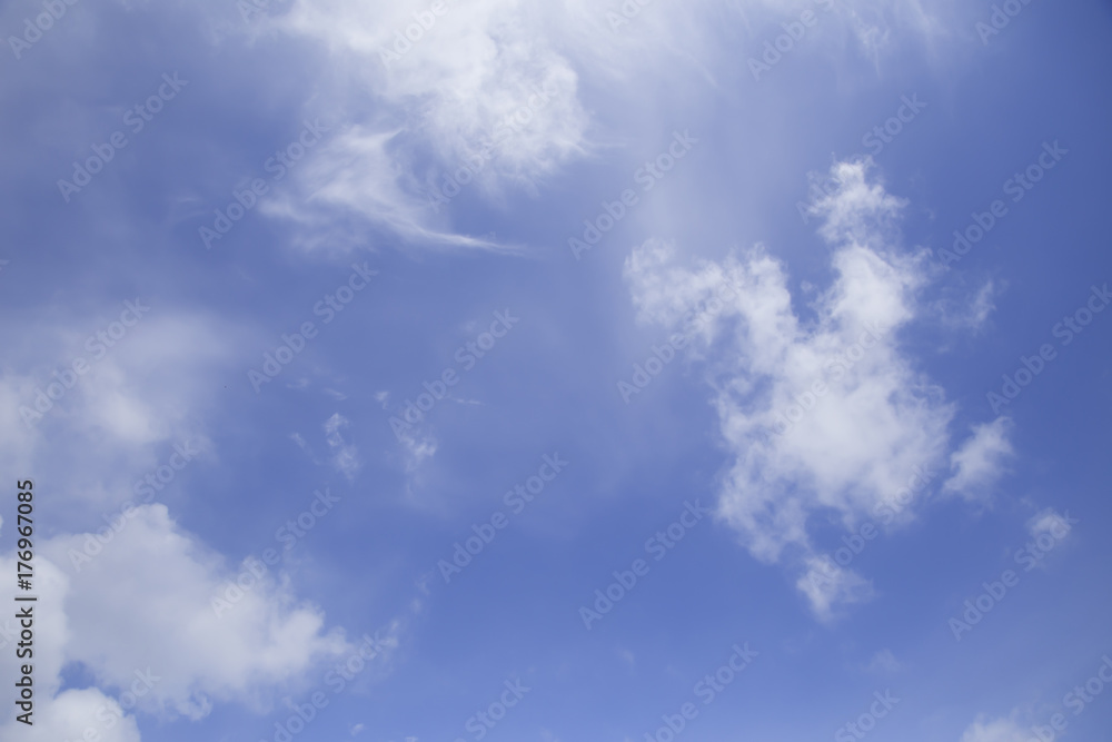 Blue sky with beautiful clouds. Blue sky with beautiful clouds.