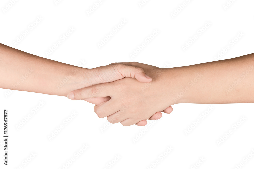 Close up Hand and arm on white background. Close up Hand and arm on white background.