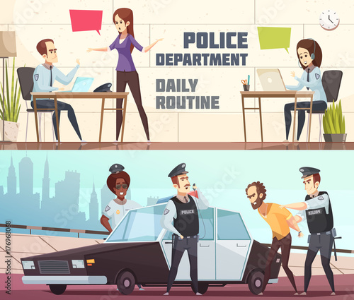 Police Department Horizontal Banners