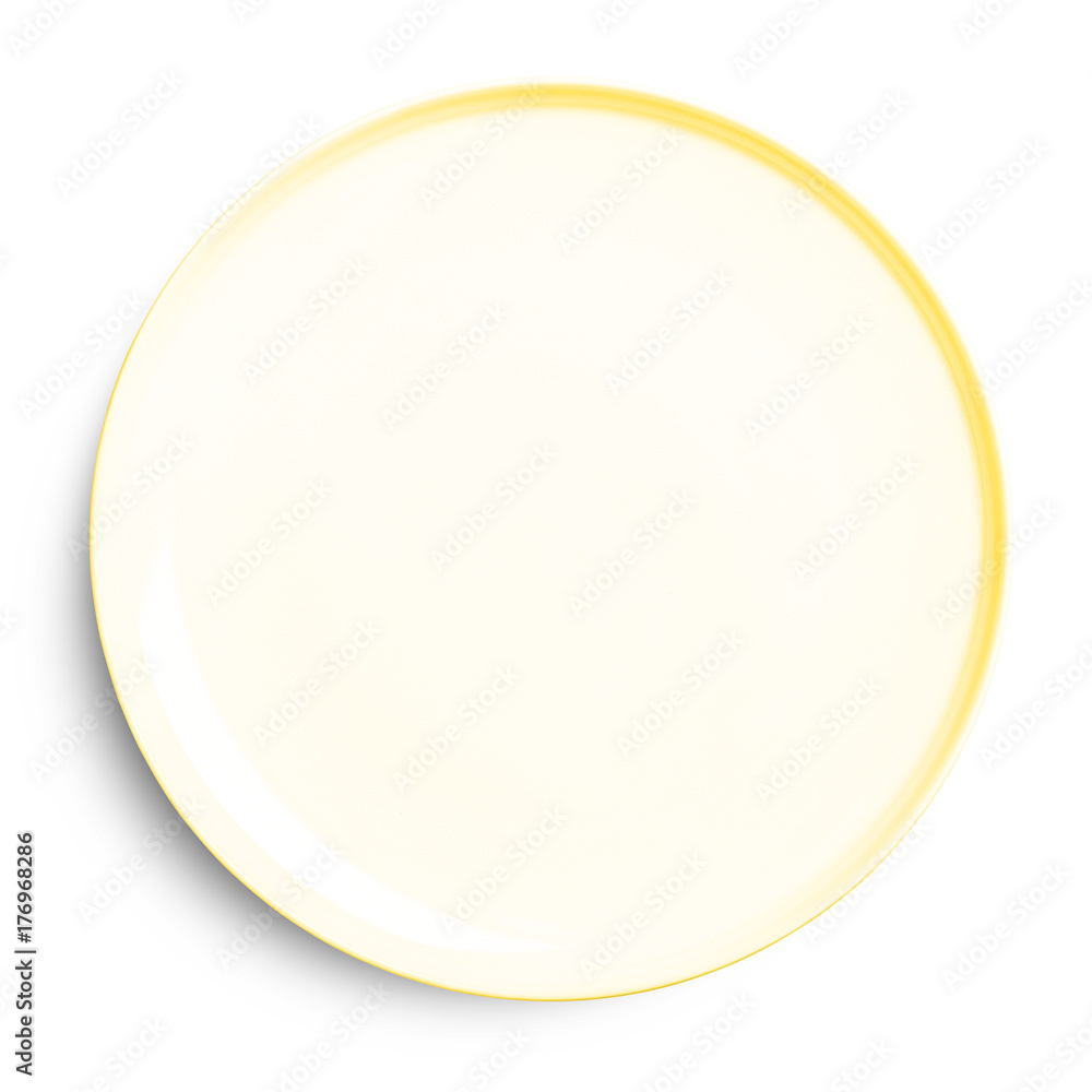 plate isolated on white background. plate isolated on white background.