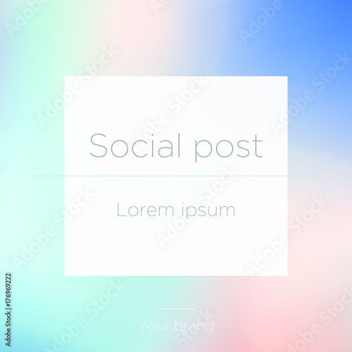 social post vector background