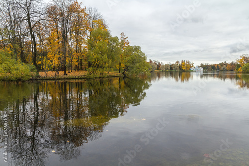 Big lake  Catherine Park  Pushkin  Russia