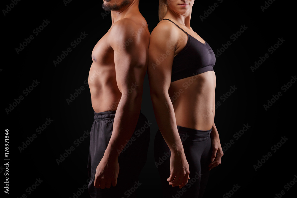 Fitness Training Workout Muskeln Mann Frau Fitness Training Workout Muskeln Mann Frau