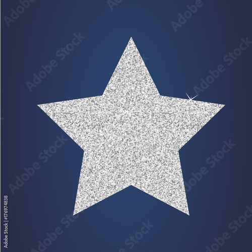 Glitzer Stern