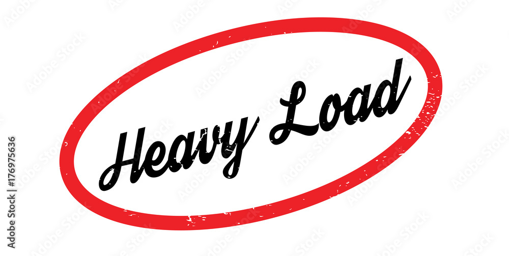 Heavy Load rubber stamp. Grunge design with dust scratches. Effects can be easily removed for a clean, crisp look. Color is easily changed. Heavy Load rubber stamp. Grunge design with dust scratches. Effects can be easily removed for a clean, crisp look. Color is easily changed.