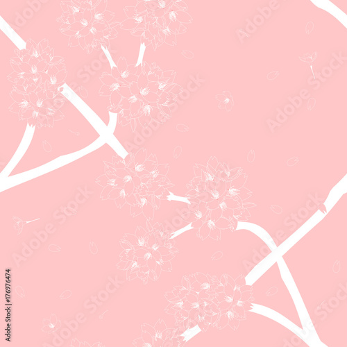 Sakura Cherry Blossom Flowe...