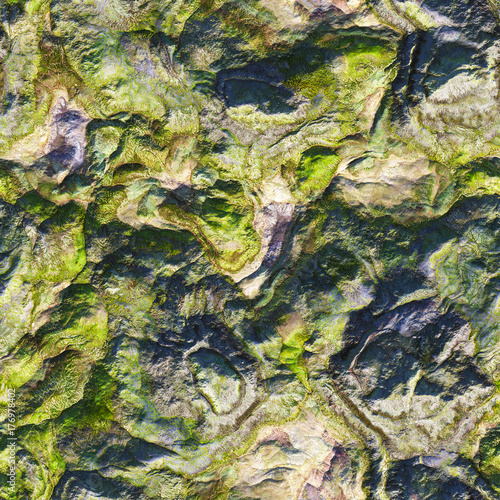 aerial view of a wild landscape seamless