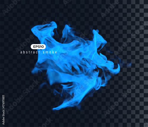 Vector illustration of smoky shape.