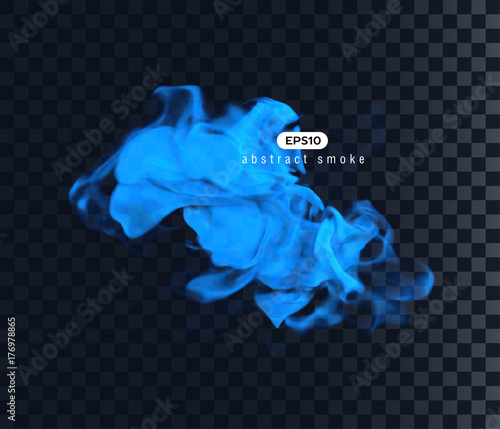 Vector illustration of smoky shape.