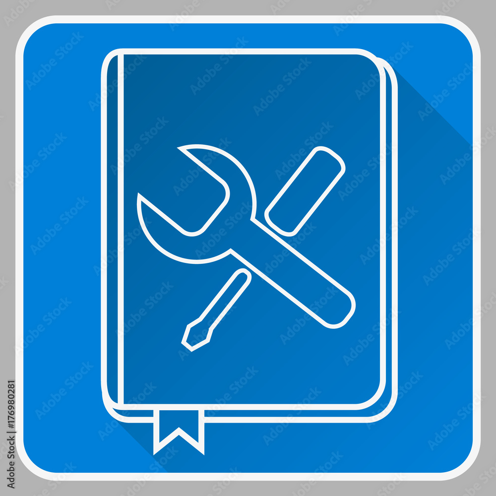 User Guide Book Thin Line Vector Icon. Flat icon isolated on the white background. Editable EPS file. Vector illustration. User Guide Book Thin Line Vector Icon. Flat icon isolated on the white background. Editable EPS file. Vector illustration.