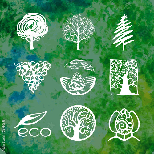 Tree logo collection
