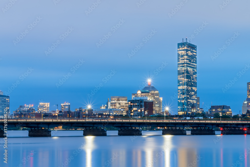 Obraz premium Boston Blue Hour