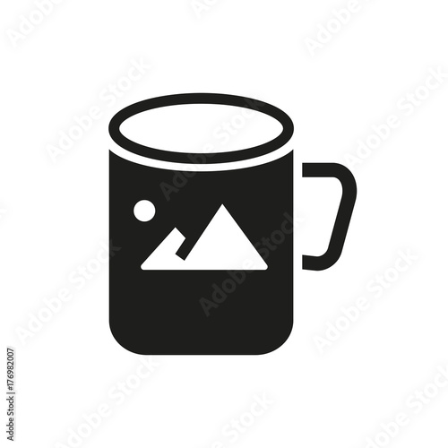 Cup as promotional item icon