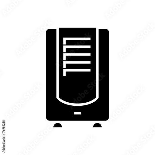 dehumidifier icon, illustration, vector sign on isolated background