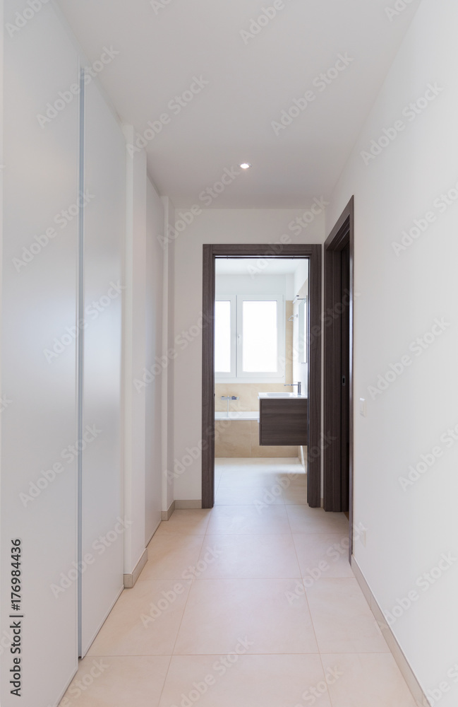 Interior of modern apartment, corridor Interior of modern apartment, corridor