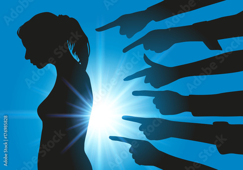 harcèlement - moral - montrer du doigt - fille - réseau - réseaux sociaux - jeune - sexuel