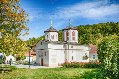 Принти на полотні BELGRADE, SERBIA - October 08: Monastery Rakovica in Belgrade on October 08, 2017