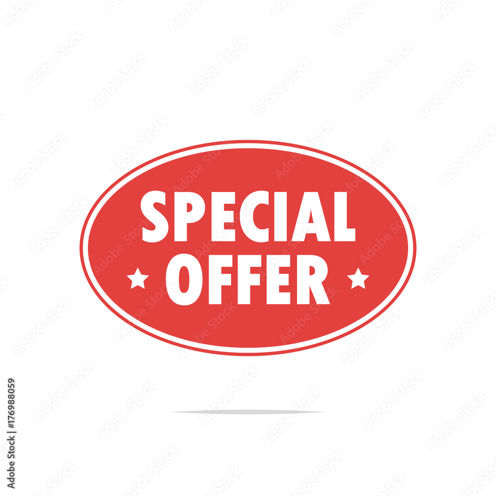 Special offer label vector Special offer label vector