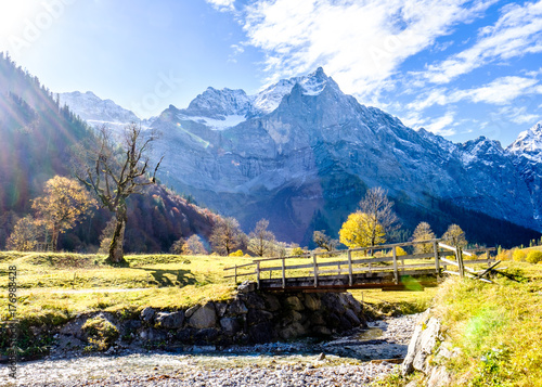 karwendel mountains photo