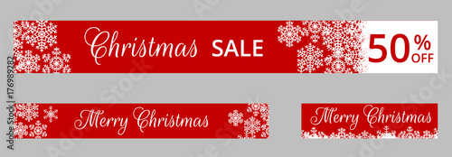 Christmas banners
