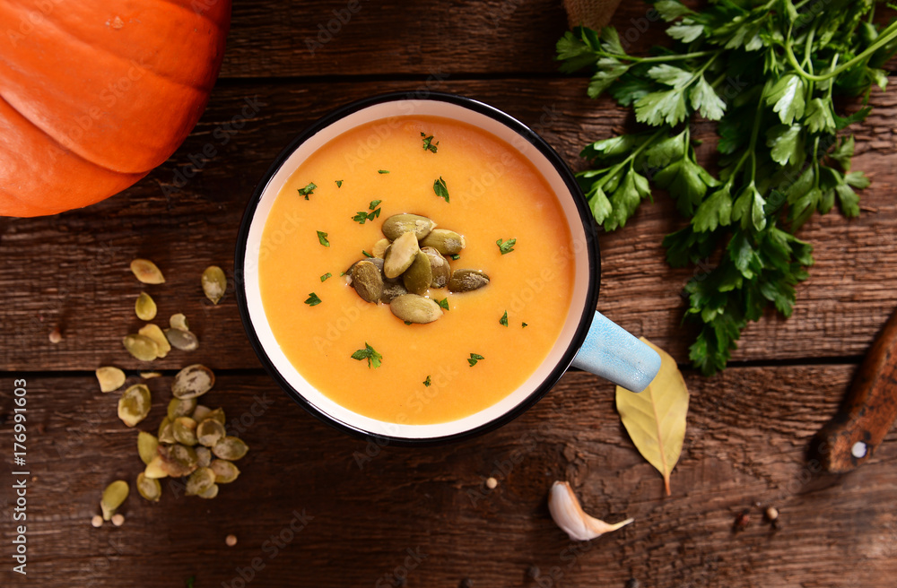 Homemade pumpkin soup Homemade pumpkin soup