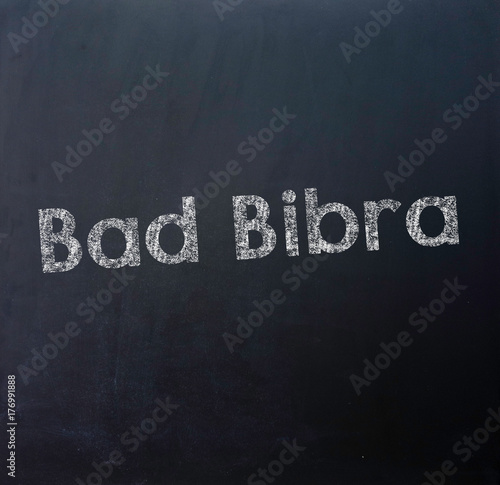 Bad Bibra Stadt Tafel Schriftzug