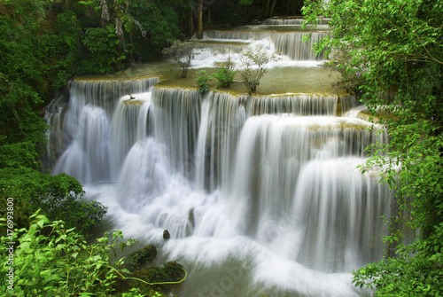 Huai Mae Khamin Waterfall  Kanchanaburi Province