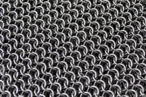 Wallpaper Mural Metal chainmail ring pattern background Torontodigital.ca