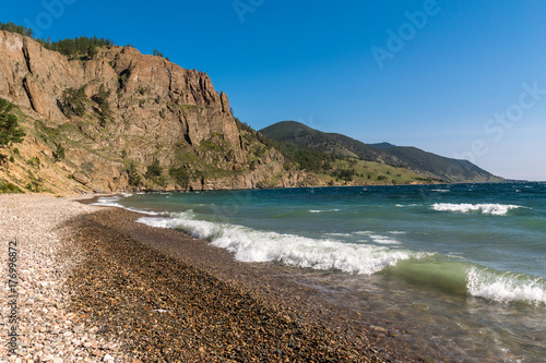 The Great Baikal Trail near the Seagull cliff