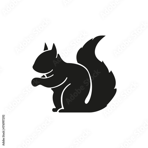Squirrel simple icon