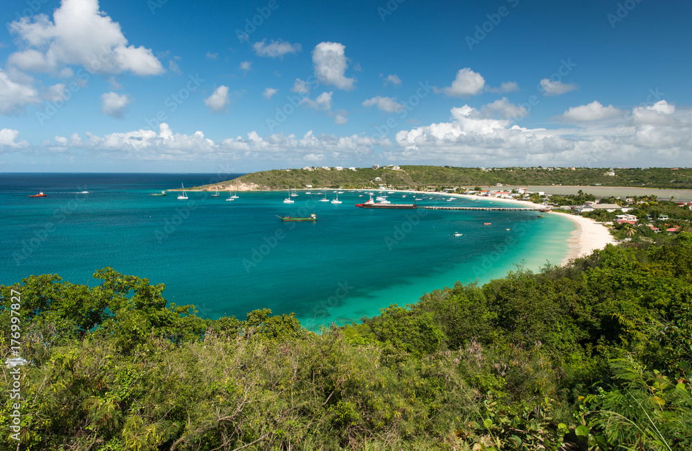 Fototapeta premium Anguilla beach, caribbean sea