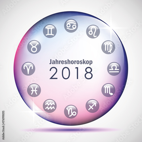 jahreshoroskop 2018 lila kugel