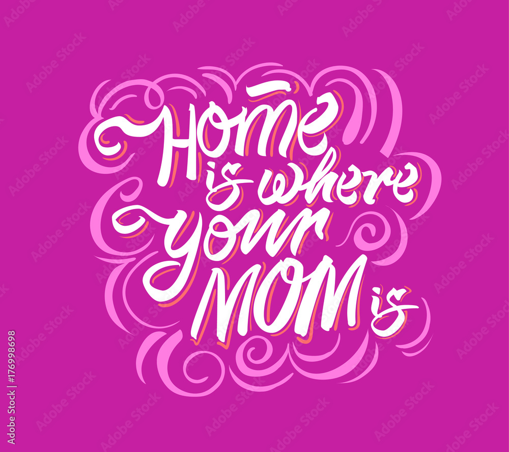 Greeting card to Mother day. Vector illustration.
